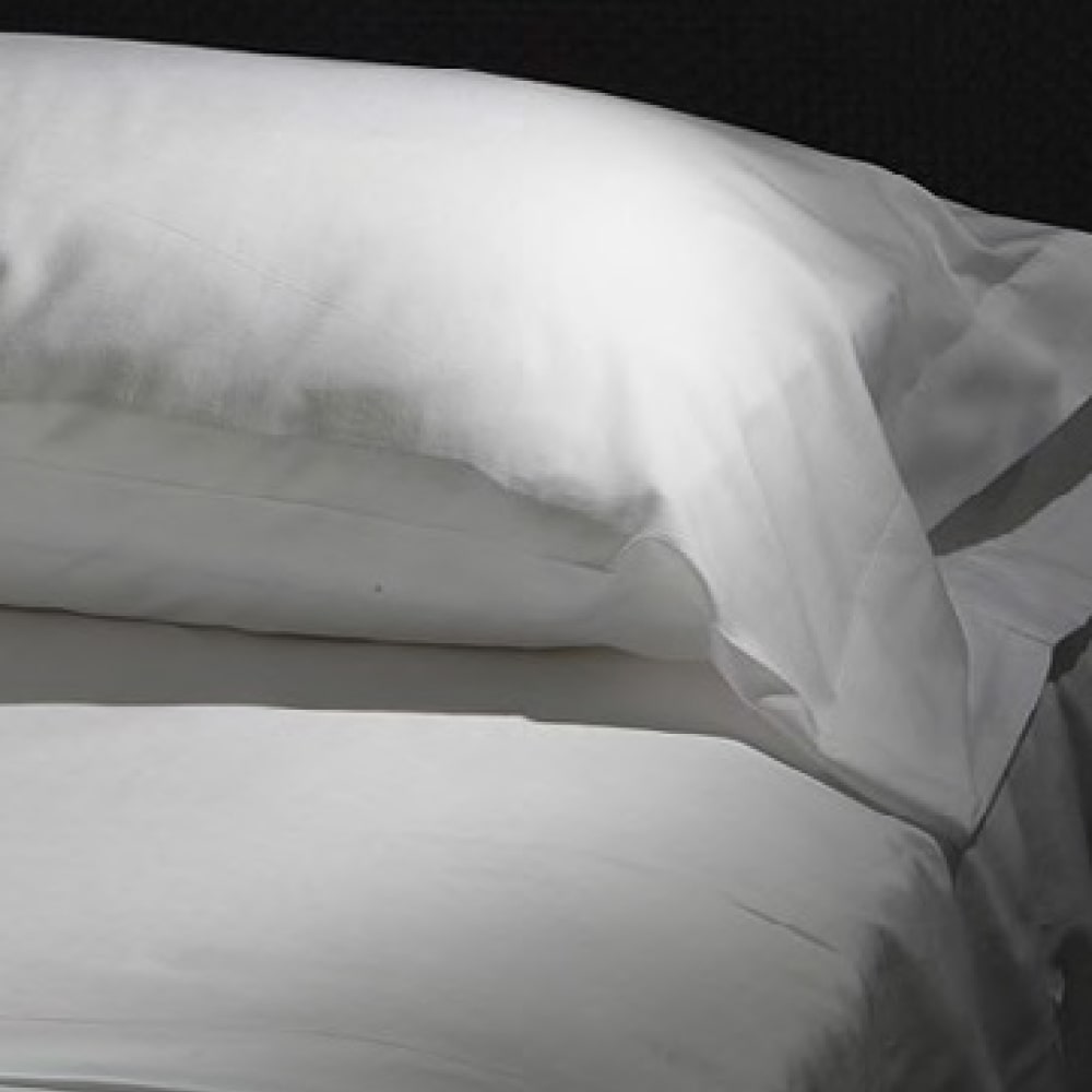 Funda de almohada para hoteles de doble apertura